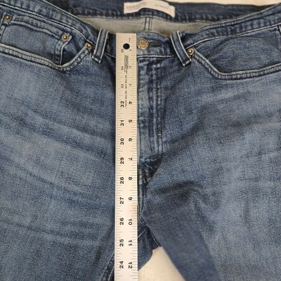 Signature Levi Strauss Co S67 Athletic Jeans Mens 34x30 Denim Dark Wash 0703 - Picture 4 of 13